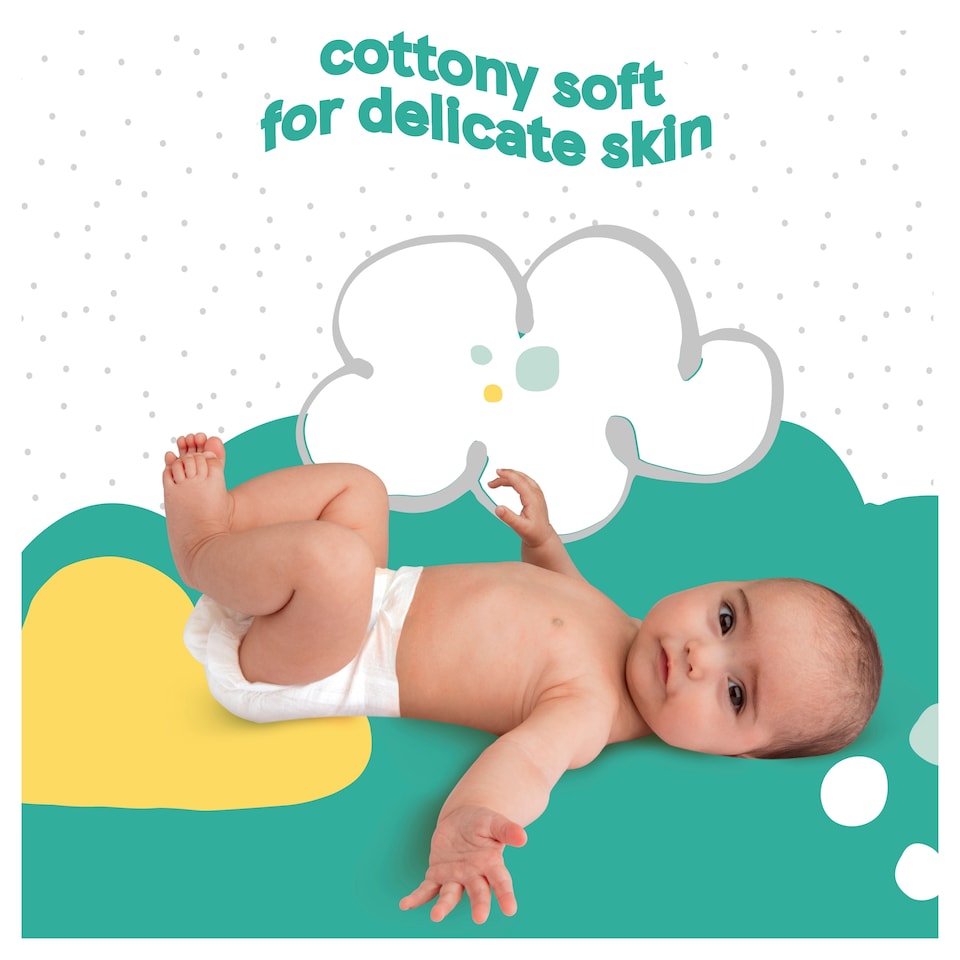 image 1 of Fred & Flo Newborn Nappy Size 2 58 Pack