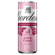 Gordon's Pink Gin & Tonic Can 5% Vol 250ml 