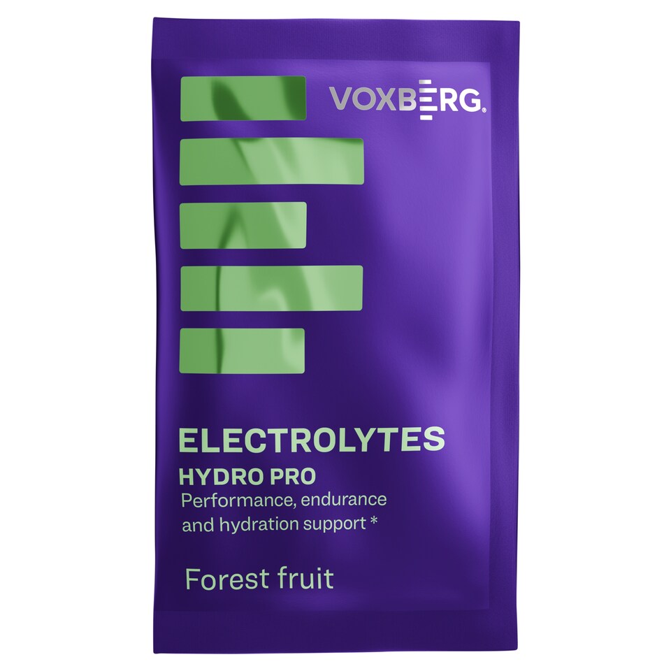 Voxberg Prášok na prípravu nápoja s obsahom elektrolytov s príchuťou lesného ovocia 22 g