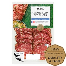 Tesco Saucisson Sec Slices 70G