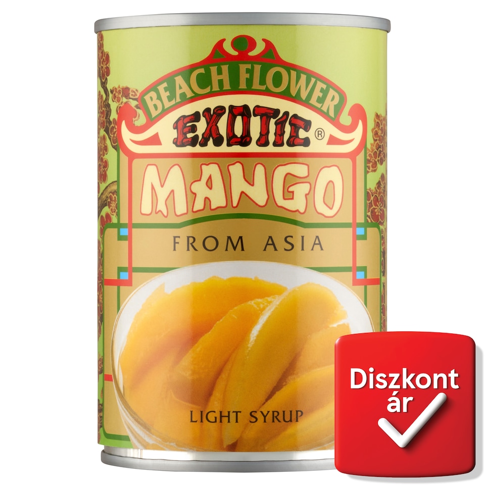Beach Flower Peeled, Sliced, Lightly Sugared Mango 425 g