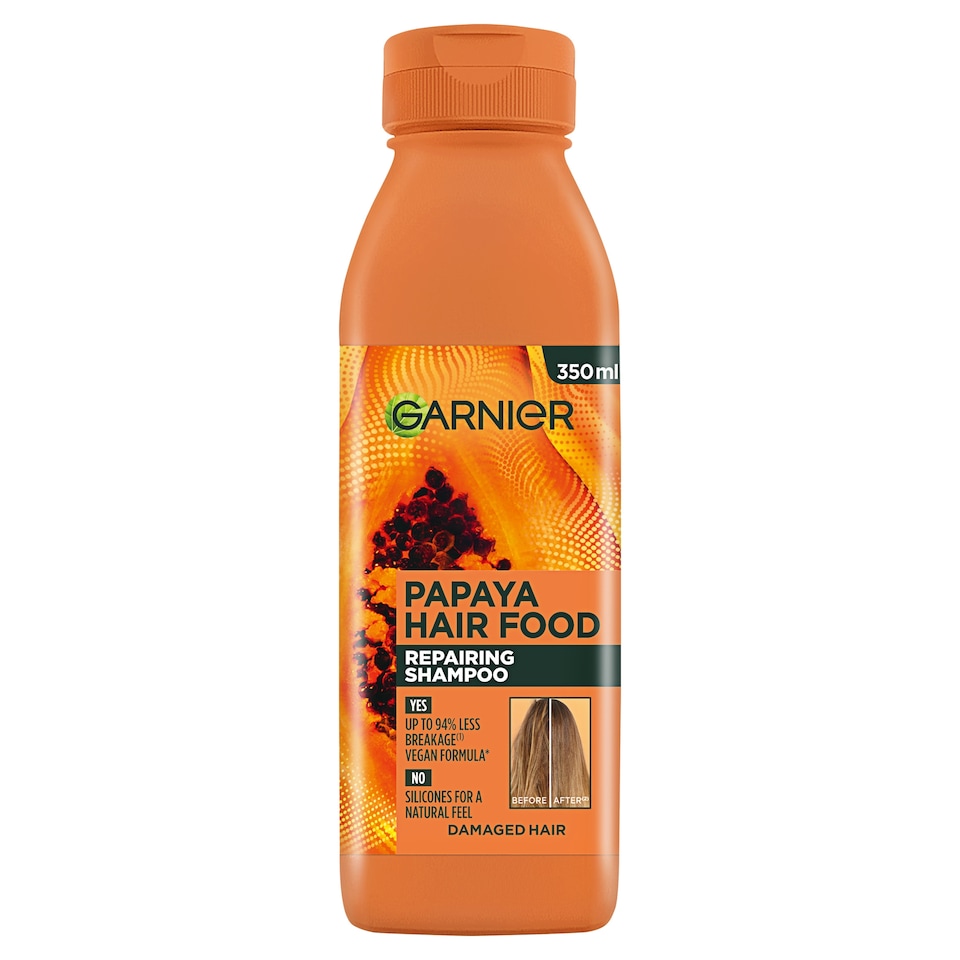image 1 of Garnier Ultimate Blends Hair Food Papaya Shampoo 350ml