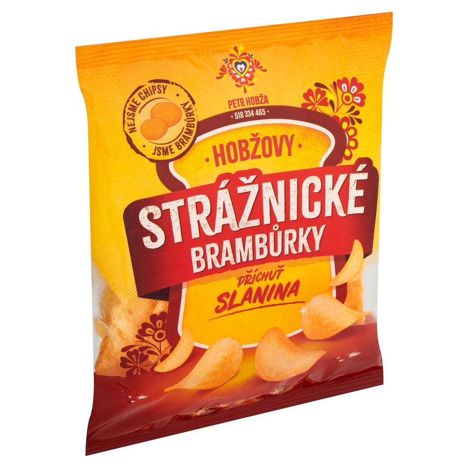 Strážnické Brambůrky Hobžovy příchuť slanina 60g