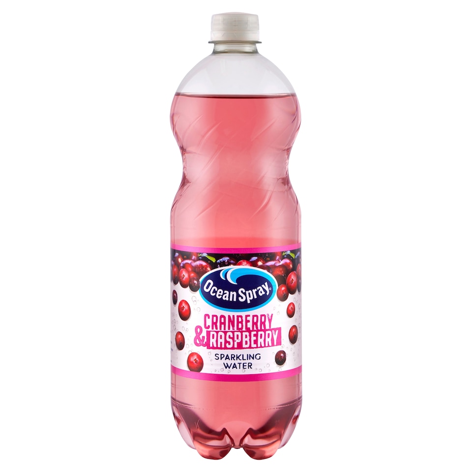 Ocean Spray Cranberry & Raspberry Sparkling Water 1L