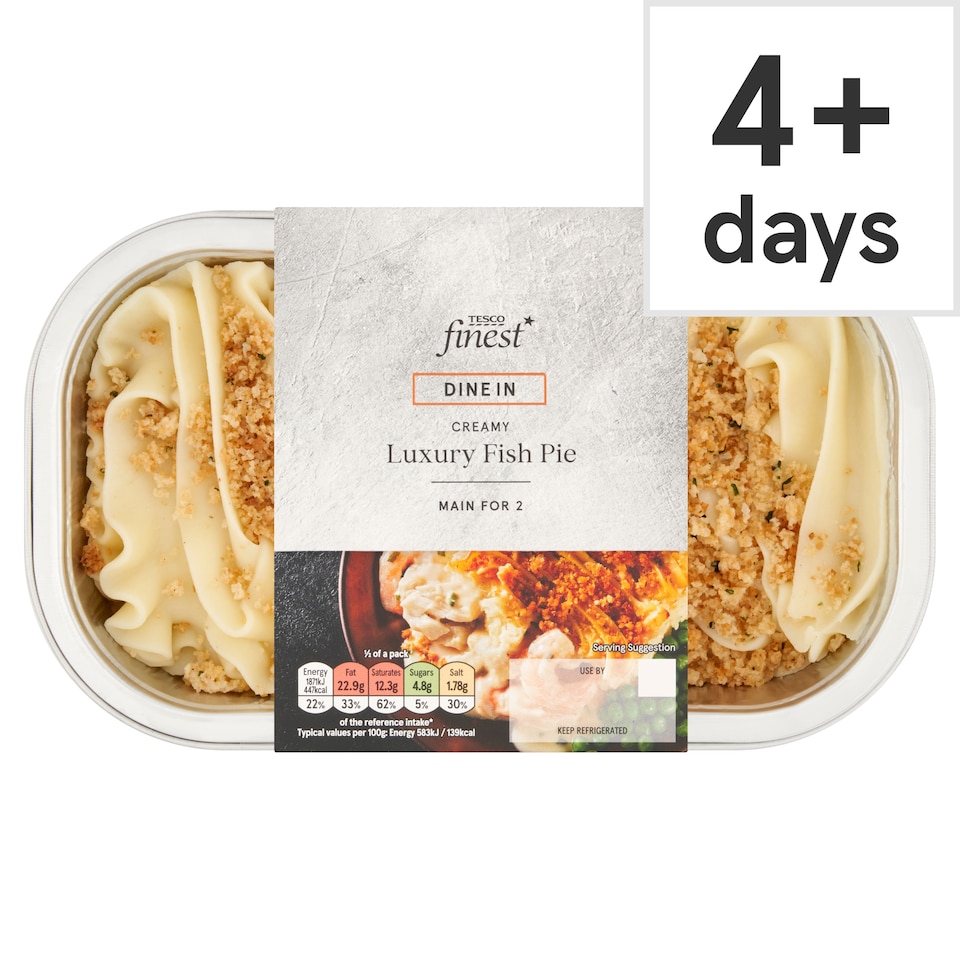 Tesco Finest Dine In Luxury Fish Pie 700g