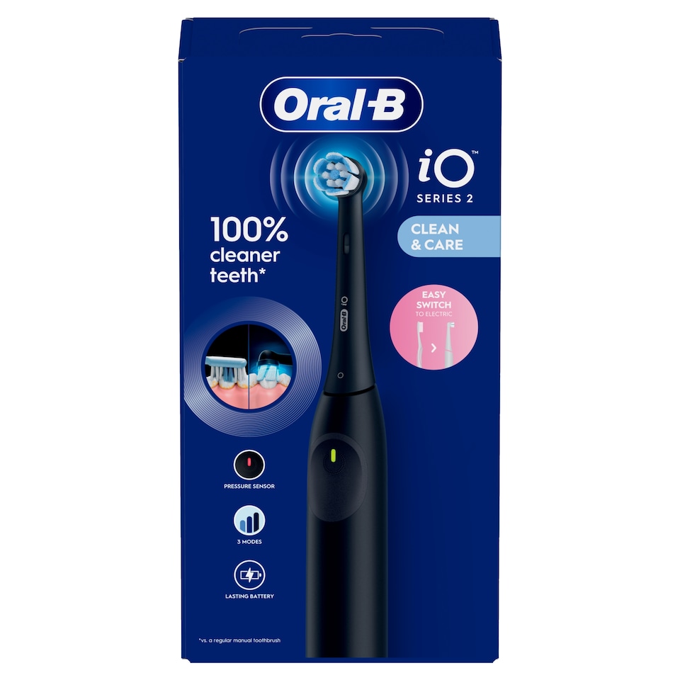 image 1 of Oral-B iO 2 Čierna Elektrická Zubná Kefka