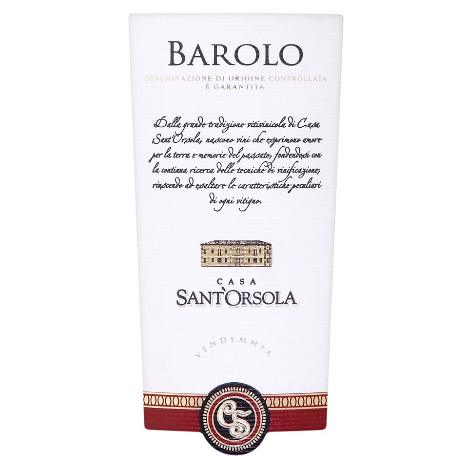 image 1 of Barolo Docg Sant Orsola 75Cl