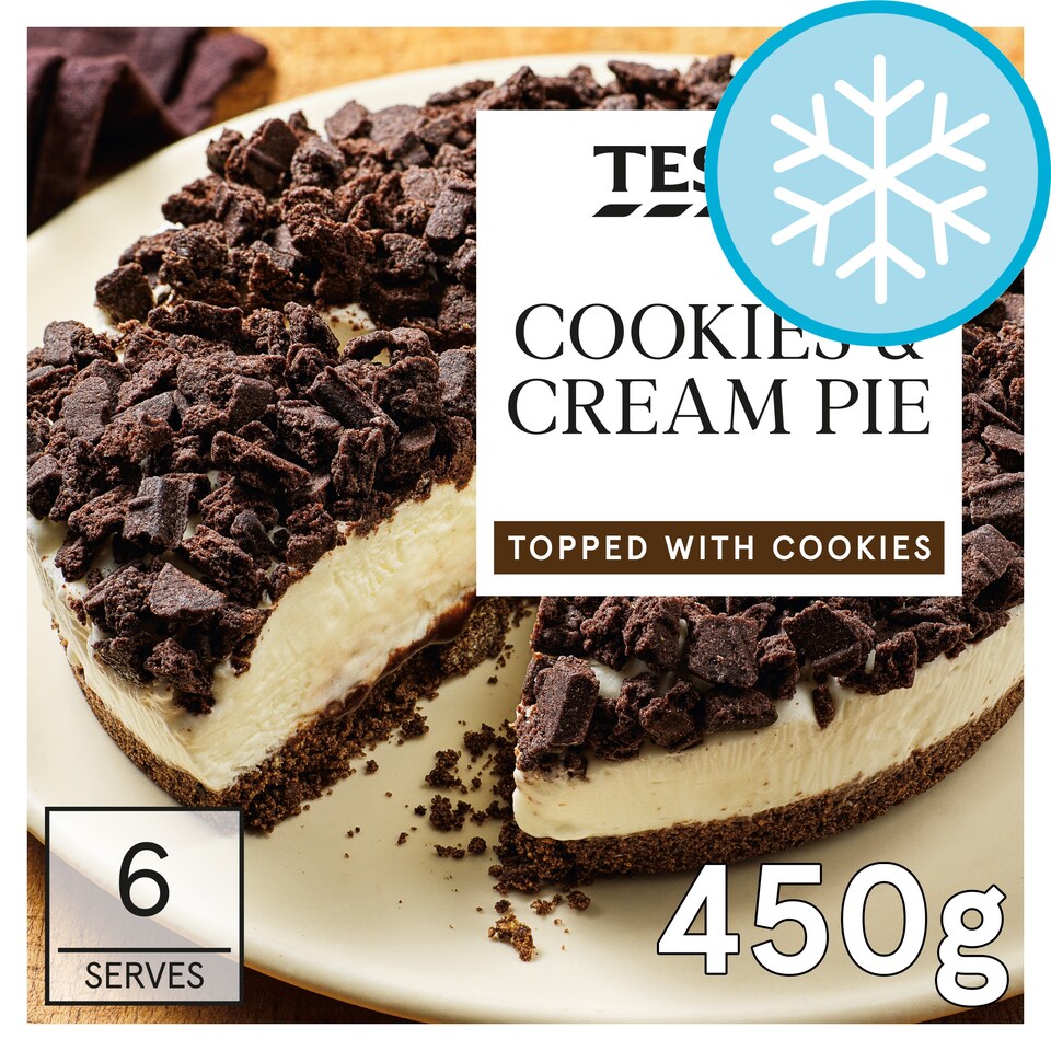 Tesco Cookies and Cream Pie 450g