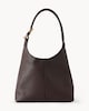 image 1 of SACHA Textured Shoulder Bag in Brown