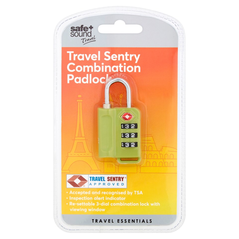 Safe & Sound Combination Padlock