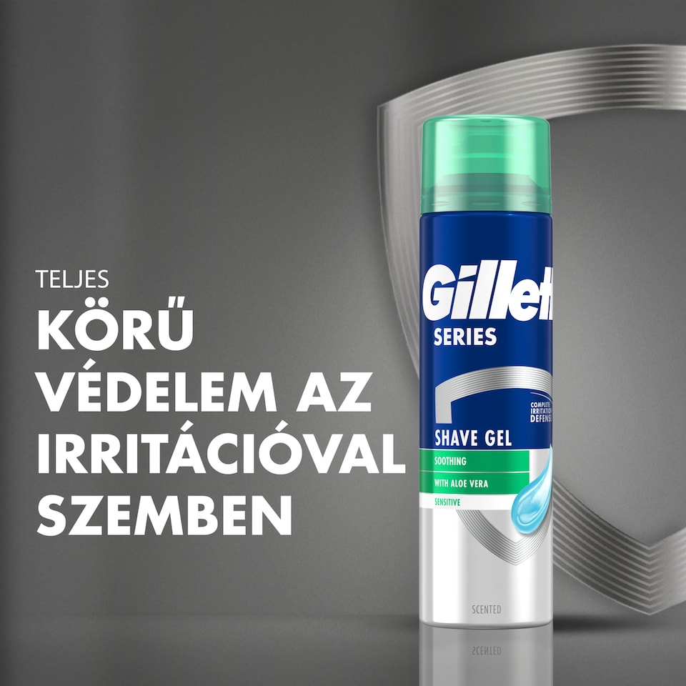 Gillette Series Nyugtató Hatású Borotvazselé Aloe Verával, 240ml  1. kép