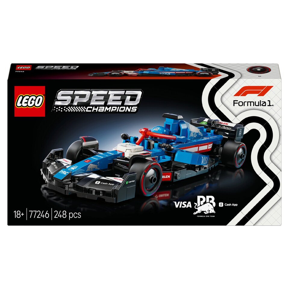 obrázok 1 z LEGO Speed Champions 77246 Pretekárske auto Visa Cash App RB VCARB 01 F1