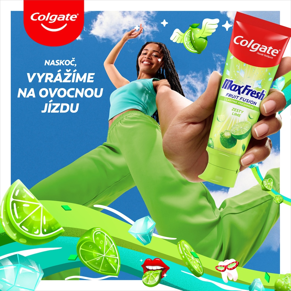 image 1 of Colgate Max Fresh Fruit Fusion Zesty Lime Toothpaste