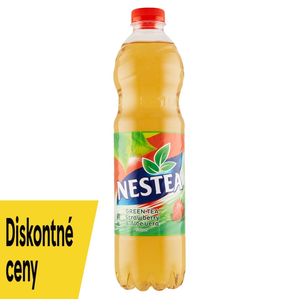Nestea Zelený ľadový čaj s príchuťou jahody a aloe vera 1,5 l