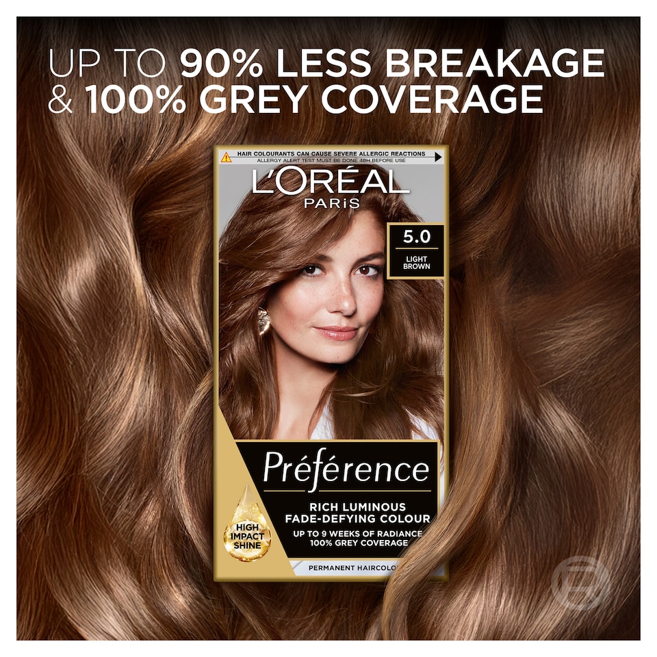 image 1 of L'Oreal Paris Preference 5.0 Bruges Light Brown Permanent Hair Dye