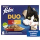 Obrázek 1 pro produkt Felix Fantastic DUO kuře a ledvinky, hovězí a drůbeží, krůta a játra, jehněčí a telecí 12 x 85g