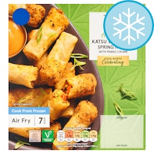 Tesco 10 Katsu Vegetable Spring Rolls 200g