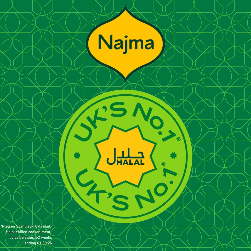 image 1 of Najma Smoked Turkey Rasher Slice 150G