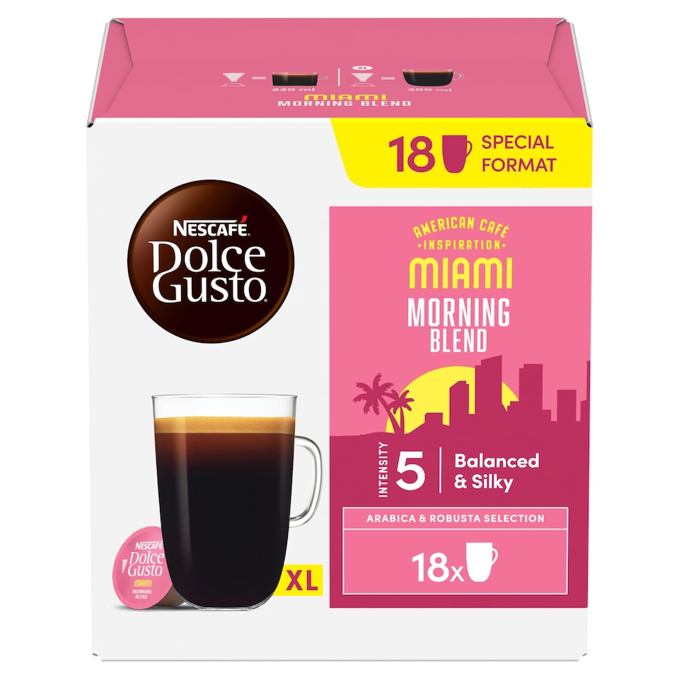 image 1 of NESCAFÉ Dolce Gusto Grande Miami - Coffee in Capsules - 18 pcs