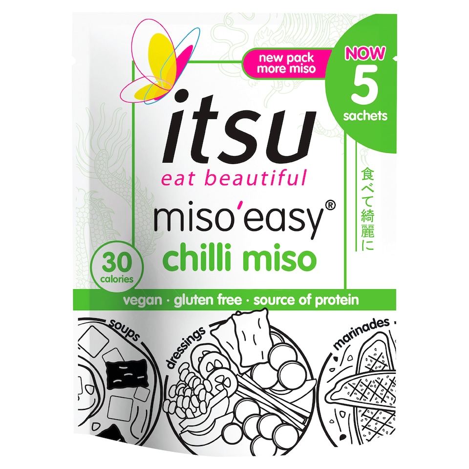 image 1 of itsu chilli miso easy soups 5 Sachets 100g