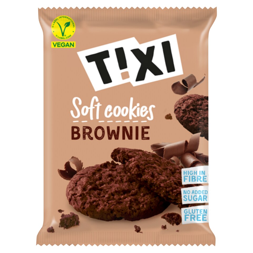 Tixi Soft Brownie Biscuit with Chocolate and Cocoa 50g