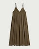 image 4 of F&F Embellished Strappy Midi Dress in Khaki