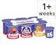 image 1 of Petits Filous Strawberry And Apricot Fromage Frais 6 X47g