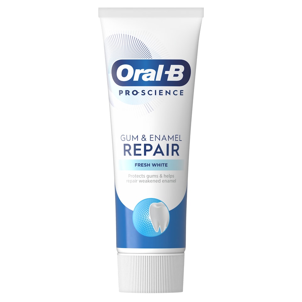 image 1 of Oral-B Pro-Science Gum & Enamel Repair Fresh White Toothpaste