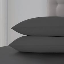SILENTNIGHT GREY SUPERSOFT PILLOWCASE PAIR