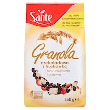 Sante Cocoa Granola with White Chocolate and Strawberries 350 g