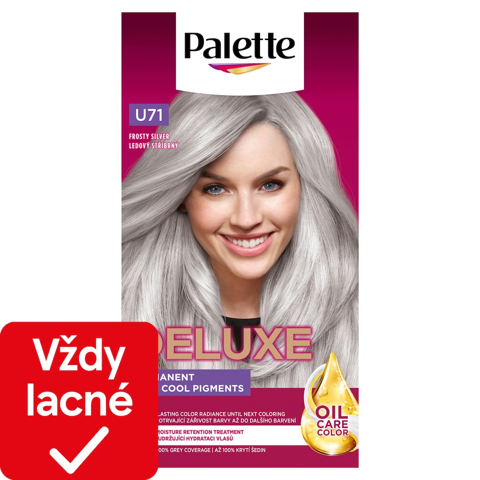 obrázok 1 z Palette Deluxe farba na vlasy Ľadový strieborný U71