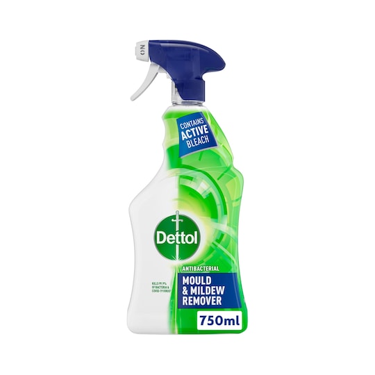 Dettol Antibacterial Mould & Mildew Remover Spray 750Ml Tesco Groceries