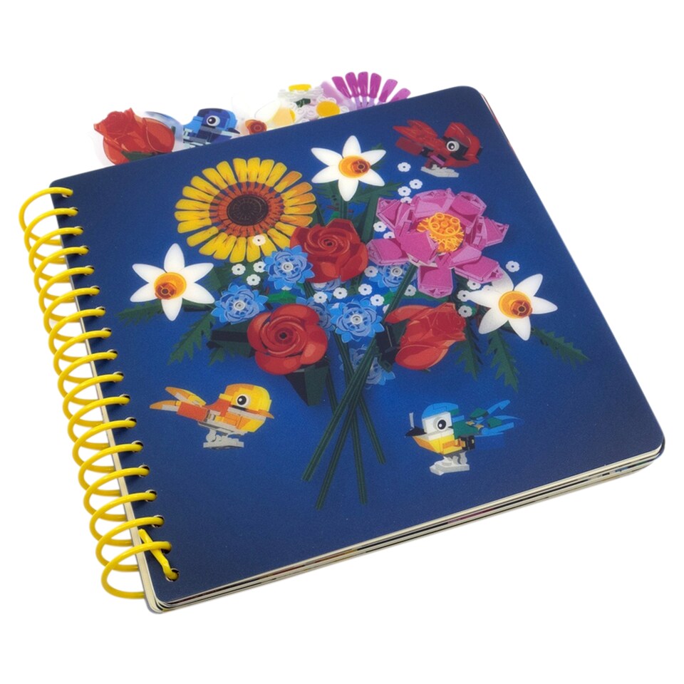 image 1 of LEGO Icon Botanicals Tab Notebook 158 × 158 mm, 192 dotted pages