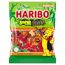 Haribo Sour Bats Sour Fruit Flavoured Gums 160 g