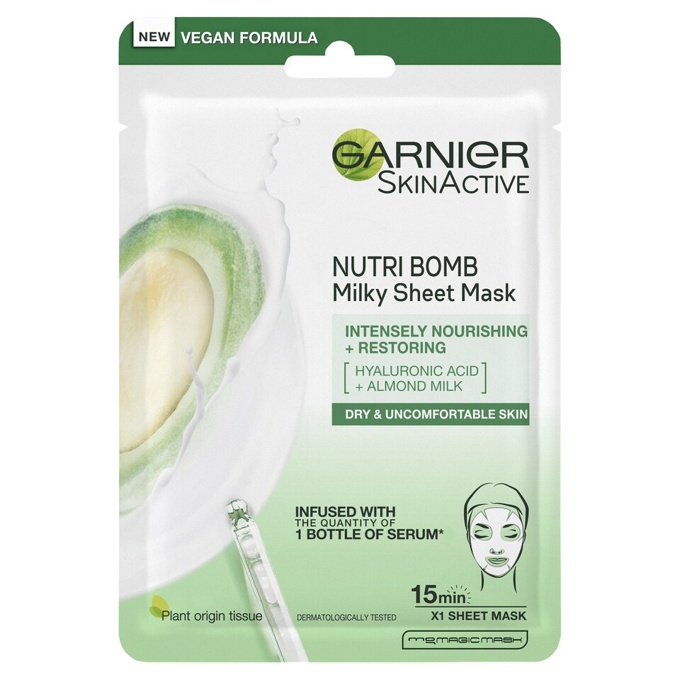 image 1 of Garnier Nutri Bomb Milky Sheet Mask 28G