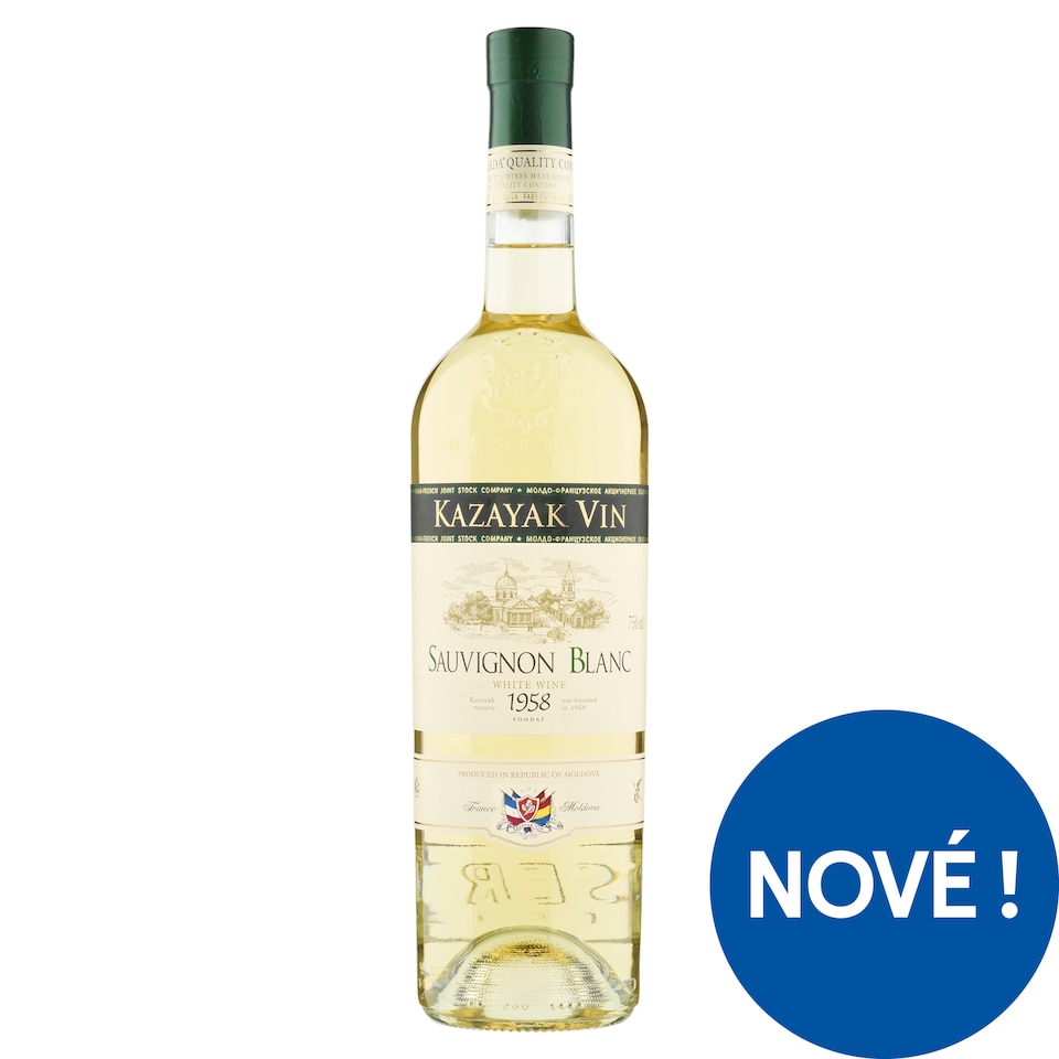 Kazayak Vin Sauvignon Blanc bílé polosladké víno 750ml