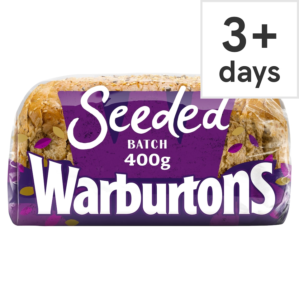 image 1 of Warburtons Thick Sliced Seeded Batch Bread 400g