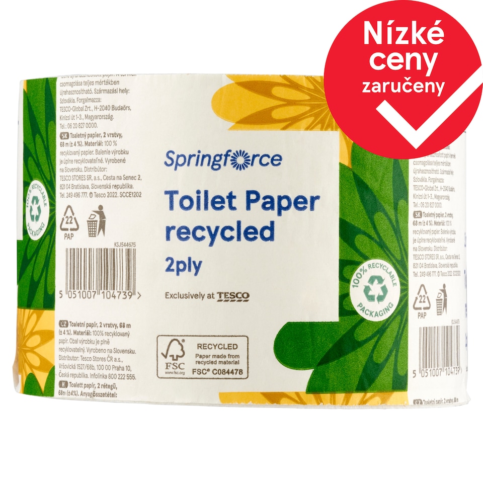 Springforce Toaletní papír 2 vrstvy