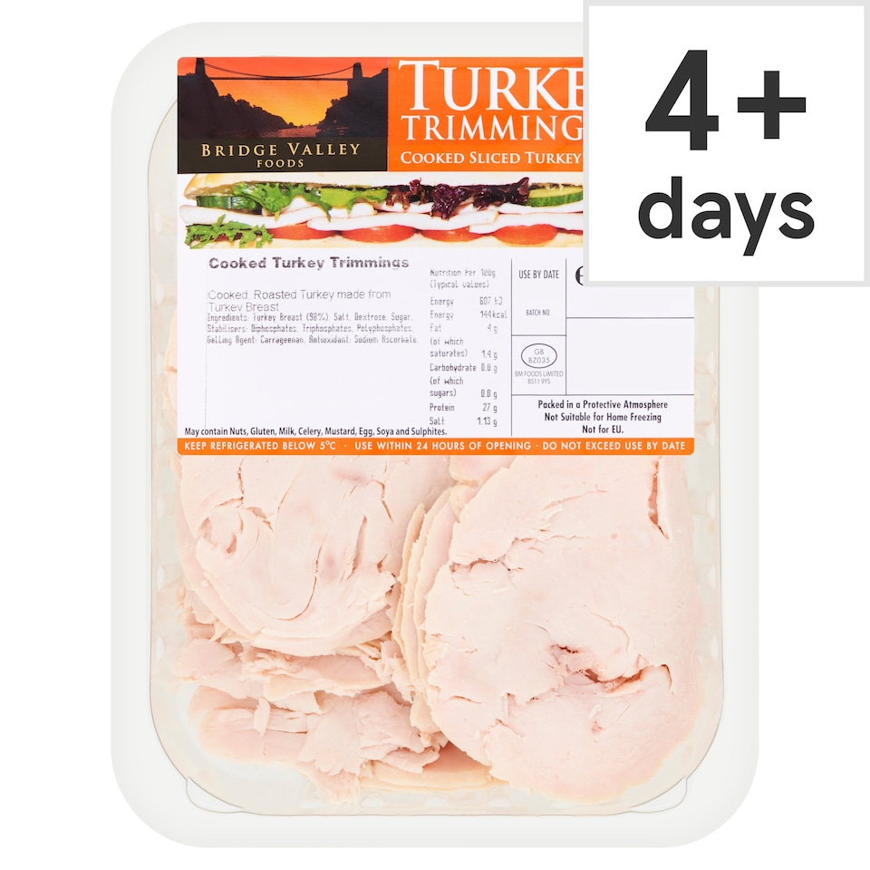 Bridge Valley Cooked Turkey Trim 400G