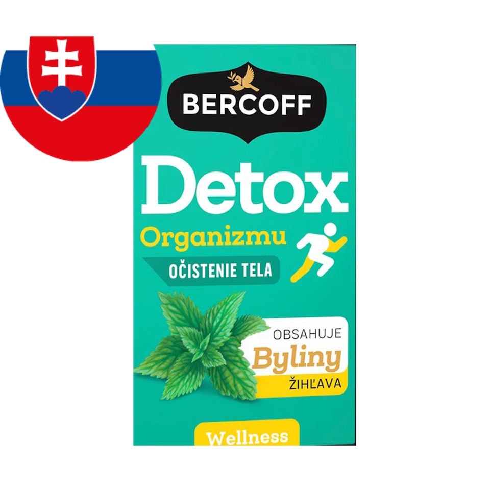 Bercoff Wellness Detox organizmu aromatizovaná zmes bylín 15 x 2 g (30 g)
