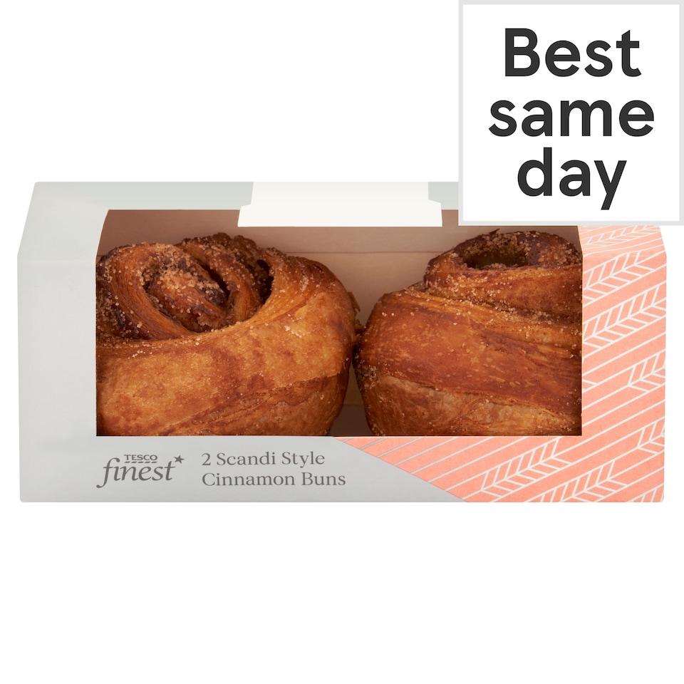 image 1 of Tesco Finest Scandi Style Cinnamon Buns 2 Pack