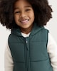 image 2 of F&F Boys 2-Piece Hooded Gilet and Jumper Set in Green