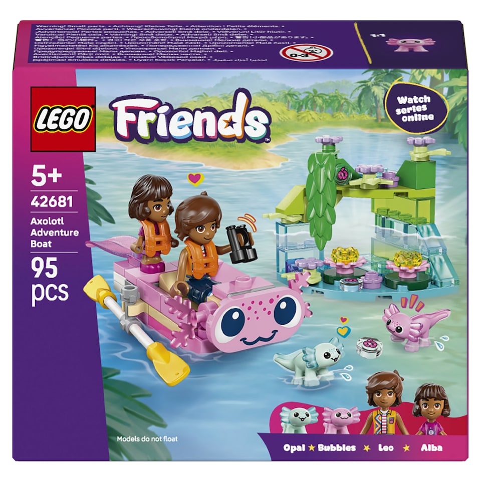 Obrázek 1 pro produkt LEGO Friends 42681 Dobrodružný člun s axolotly