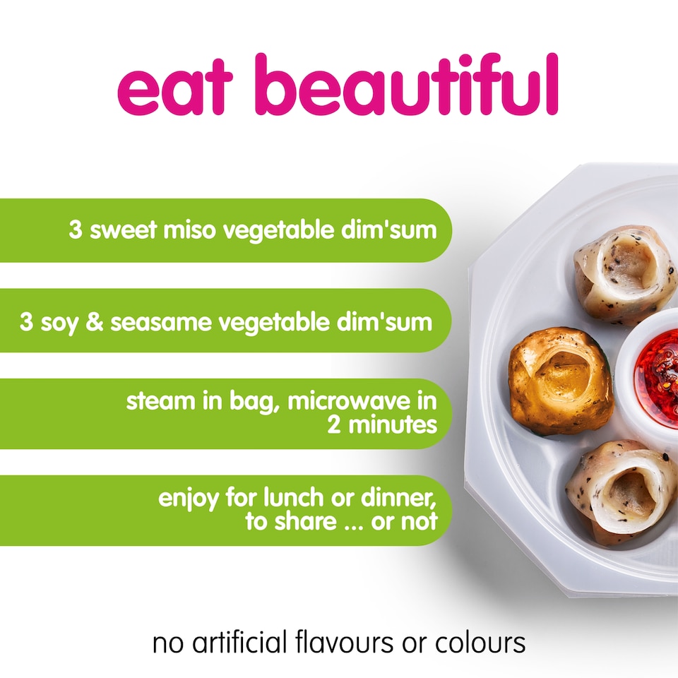image 1 of itsu 6 vegetable dim sum 168g