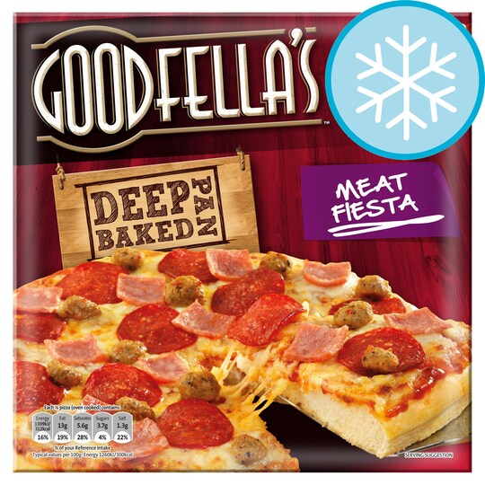 Goodfella's Deep Pan Meat Fiesta 414G Tesco Groceries