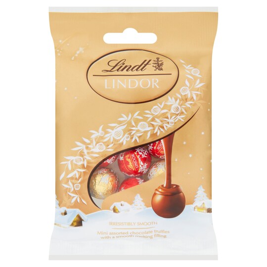 LINDT LINDOR ASSORTED TRUFFLES 100G Tesco Groceries