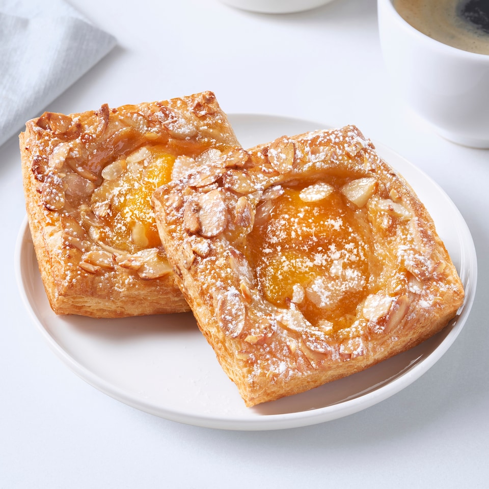 image 1 of Tesco Finest Peach & Almond Danish 2 Pack