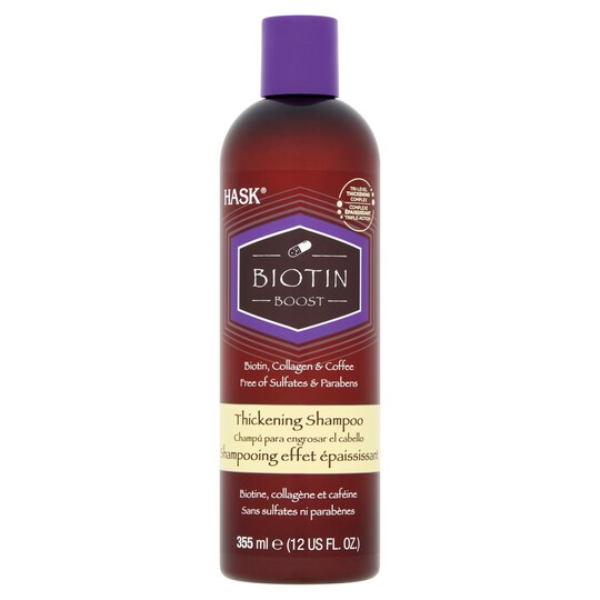 Hask Biotin Boost Thickening Shampoo 355Ml Tesco Groceries