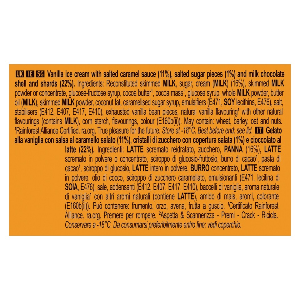 image 1 of Magnum Double Salt Caramel Ice Cream Tub 440Ml