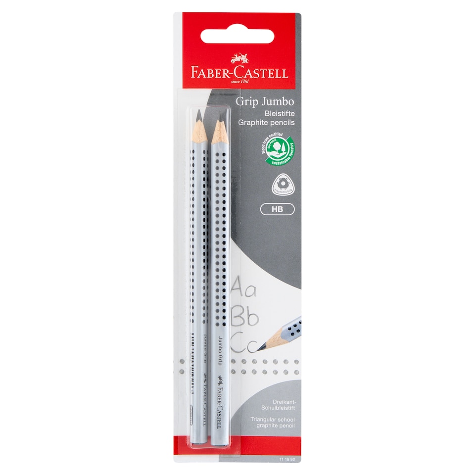 Faber-Castell Grip Jumbo grafitceruza HB 2 db